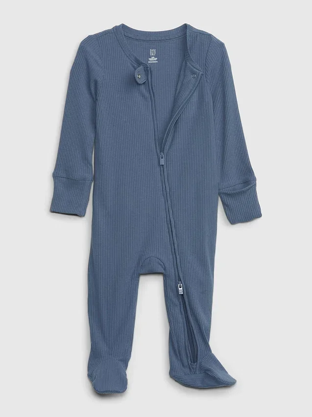 Baby First Favorites Tinyrib Footed One-Piece