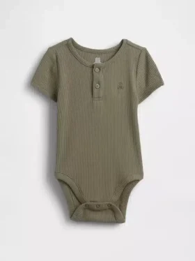 Baby First Favorites Tinyrib Henley Bodysuit