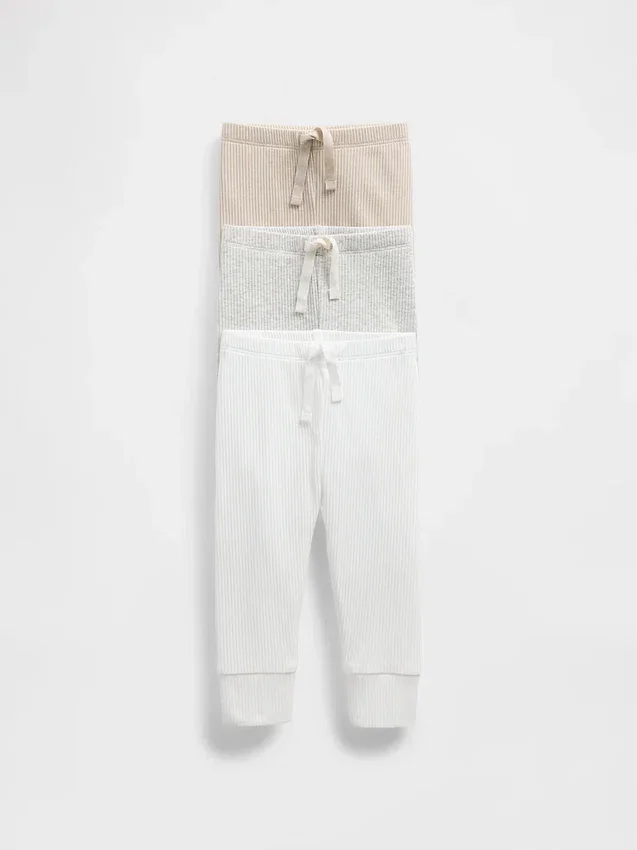 Baby First Favorites Tinyrib Pants (3-Pack)