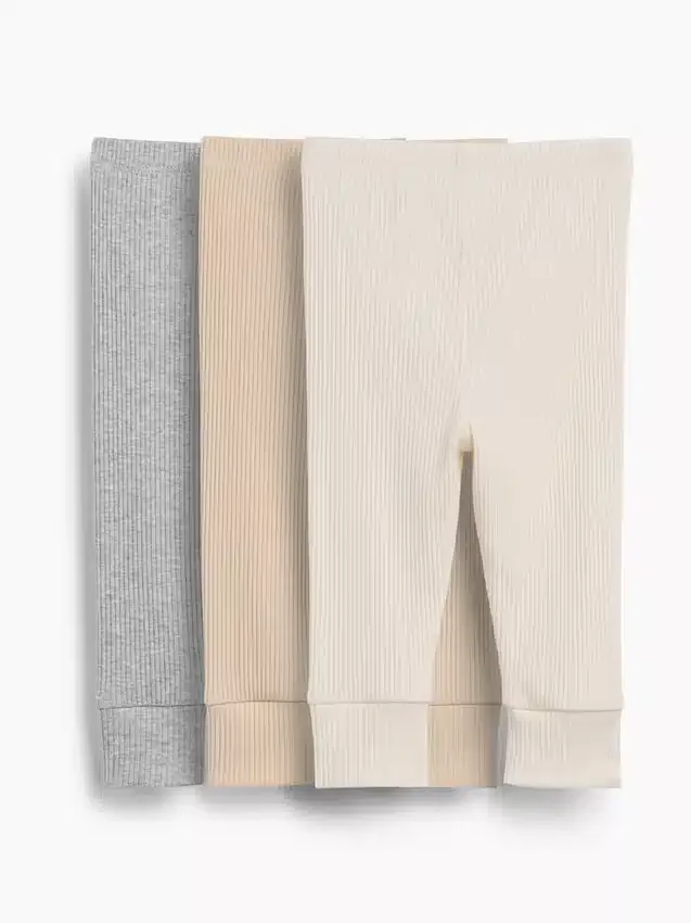 Baby First Favorites Tinyrib Pants (3-Pack)