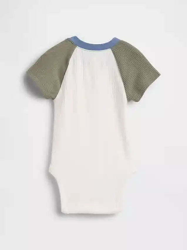 Baby First Favorites Tinyrib Raglan Bodysuit