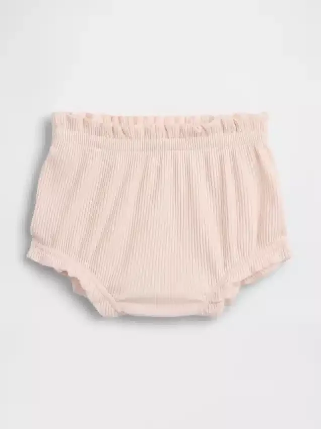 Baby First Favorites Tinyrib Ruffle Bloomers