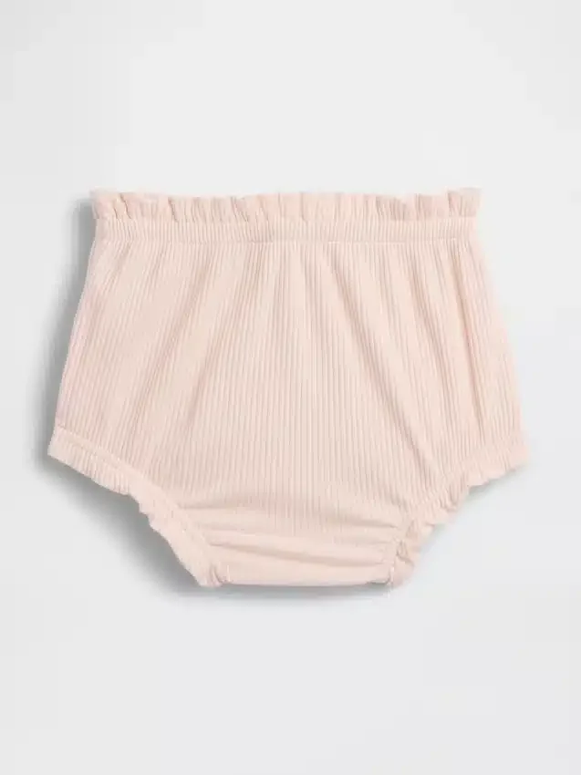 Baby First Favorites Tinyrib Ruffle Bloomers