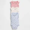 Baby First Favorites Tinyrib Ruffle Tank Bodysuit (3-Pack)