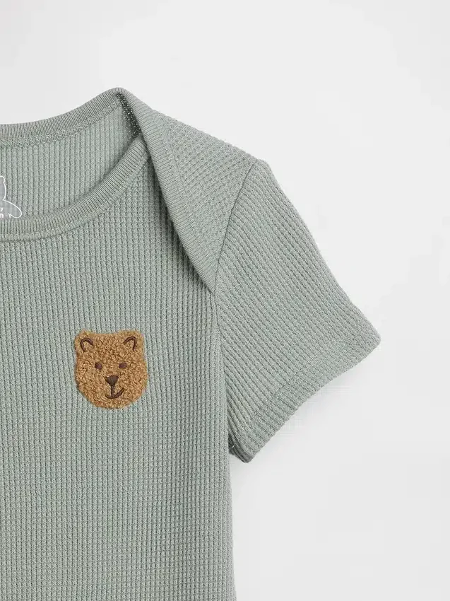 Baby First Favorites Waffle Bodysuit