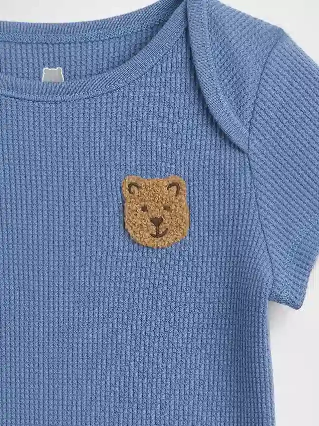 Baby First Favorites Waffle Bodysuit