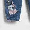 Baby Floral Denim Outfit Set