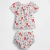 Baby Floral Outfit Set