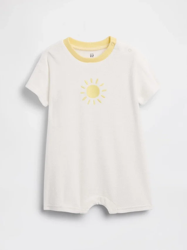 Baby French Terry Shorty One-Piece