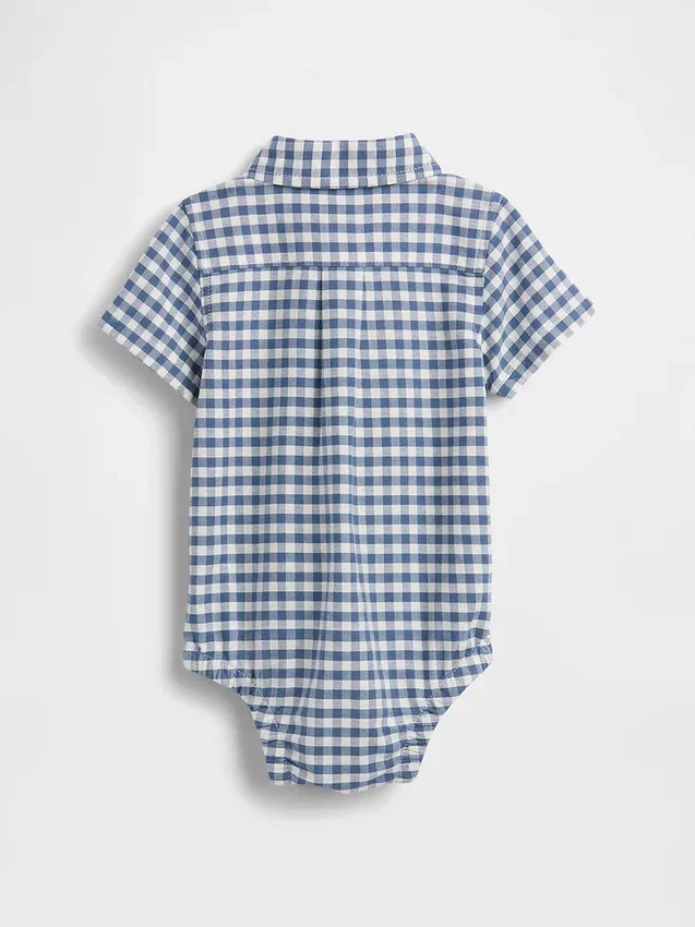 Baby Gingham Oxford Bodysuit