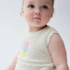 Baby Ice Cream Crochet Shorty One-Piece