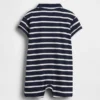 Baby Jersey Polo Shorty One-Piece