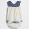 Baby Linen-Cotton Sailor Dress