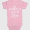 Baby Mean Girls on Wednesdays We Wear Pink Bodysuit