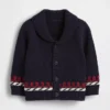 Baby Nautical Shawl Cardigan Sweater