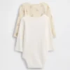 Baby Organic Cotton Brannan Bear Bodysuit (2-Pack)