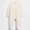 Baby Organic Cotton Floral Footed One-Piece