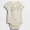 Baby Organic Cotton Floral Logo Bodysuit
