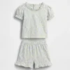 Baby Organic Cotton Floral Outfit Set