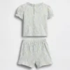 Baby Organic Cotton Floral Outfit Set