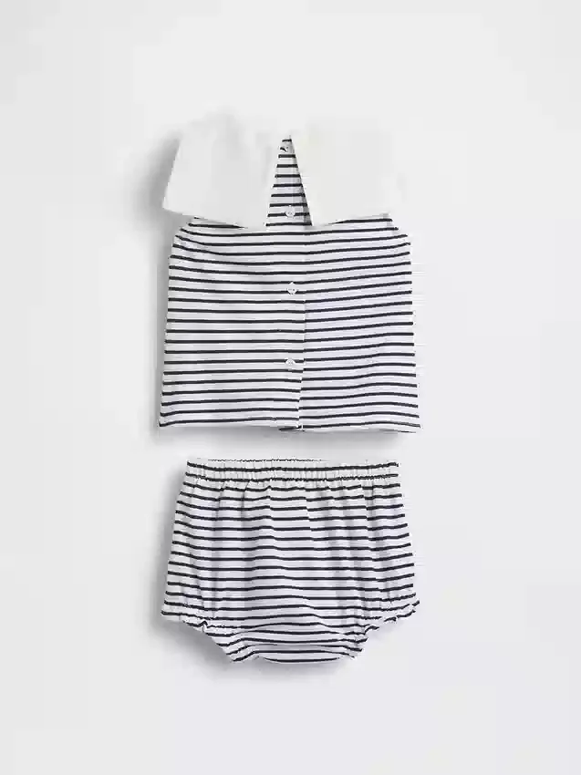Baby Organic Cotton Sailor Outfit Set