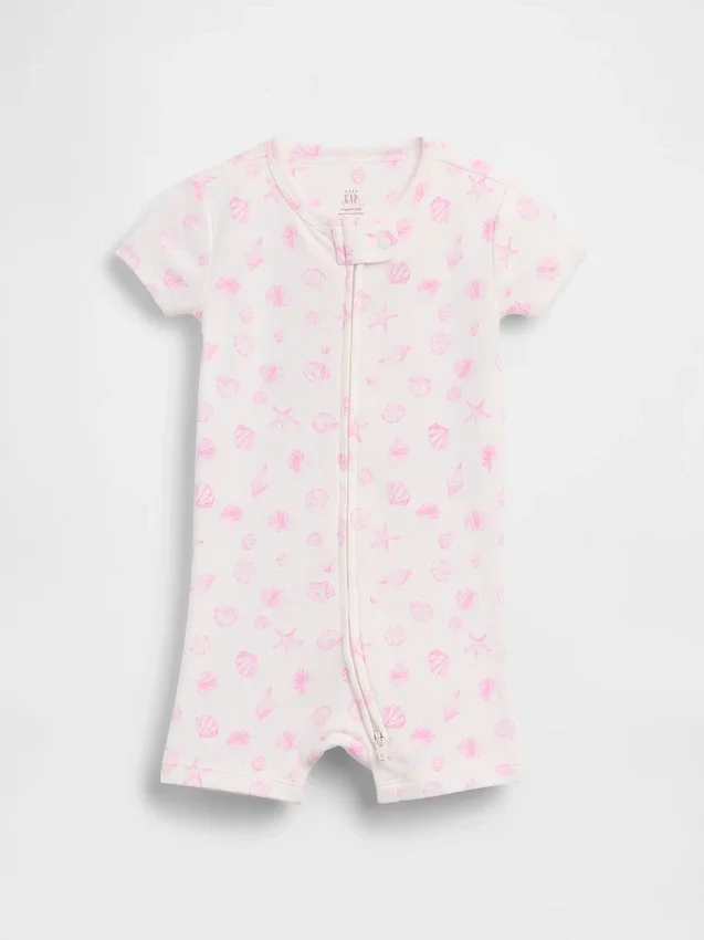 Baby Organic Cotton Shorty One-Piece