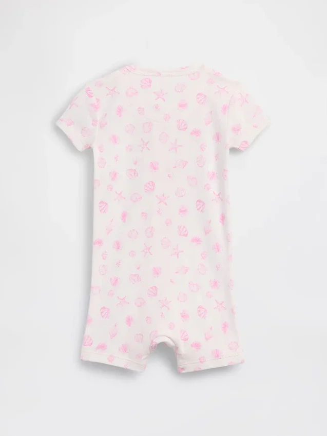 Baby Organic Cotton Shorty One-Piece