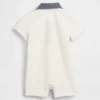 Baby Pique Polo Shorty One-Piece