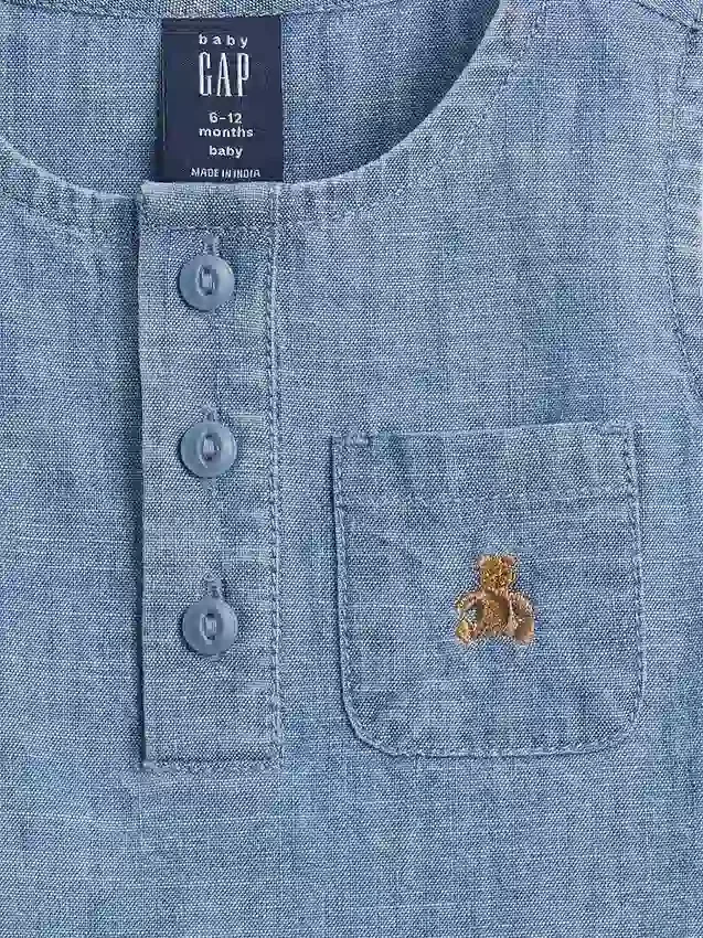 Baby Pocket Denim Outfit Set