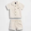 Baby Pocket Shirt Outfit Set