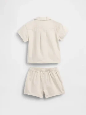 Baby Pocket Shirt Outfit Set