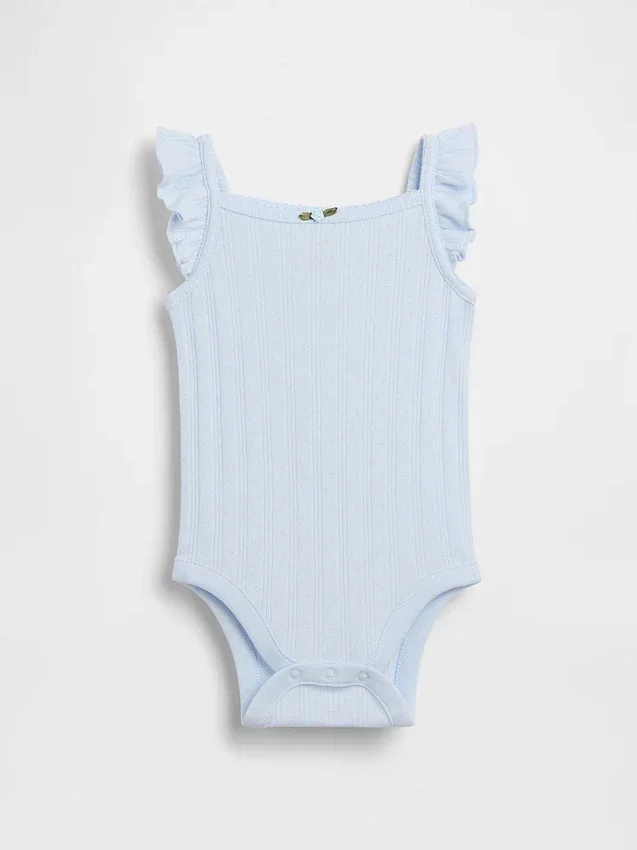 Baby Pointelle Rib Tank Bodysuit