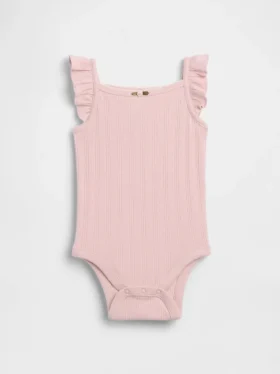 Baby Pointelle Rib Tank Bodysuit