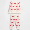 Baby Ruffle Collar Cardigan Sweater Set