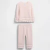 Baby Scalloped Sweater Outfit Set