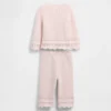 Baby Scalloped Sweater Outfit Set