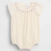 Baby Smocked Floral Bodysuit
