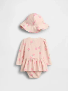 Baby Strawberry Rash Guard Swim Set