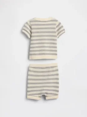 Baby Stripe Sweater Outfit Set