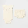 Baby Supima® Bear Bodysuit Outfit Set