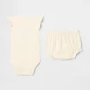 Baby Supima® Bear Bodysuit Outfit Set