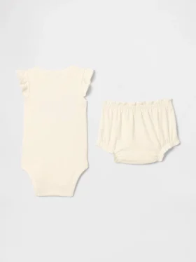 Baby Supima® Bear Bodysuit Outfit Set