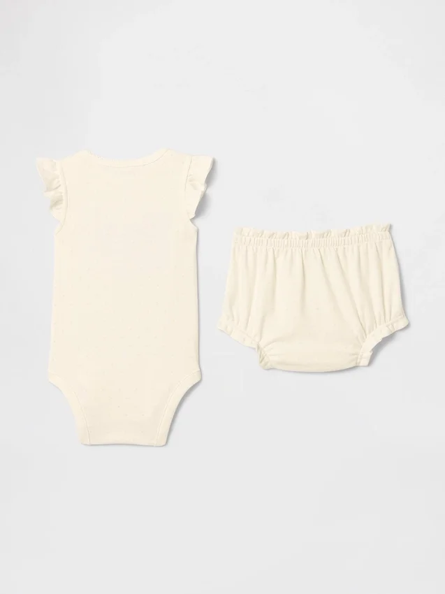 Baby Supima® Bear Bodysuit Outfit Set