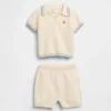 Baby Sweater Polo Outfit Set