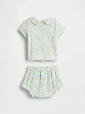 Baby Tinyrib Peter Pan Bodysuit Set