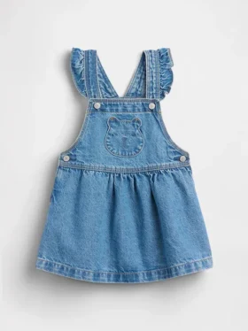 Baby & Toddler Bear Pocket Denim Skirtall