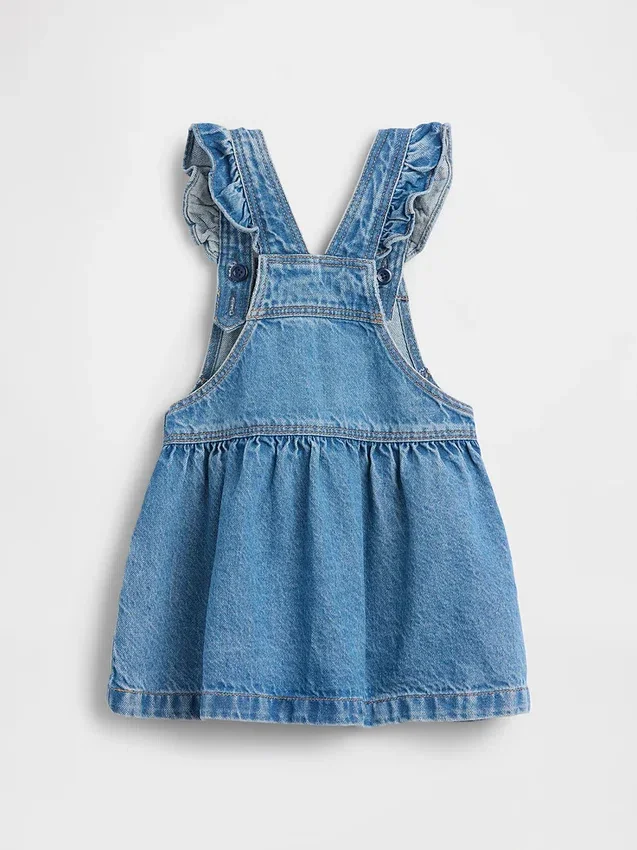 Baby & Toddler Bear Pocket Denim Skirtall