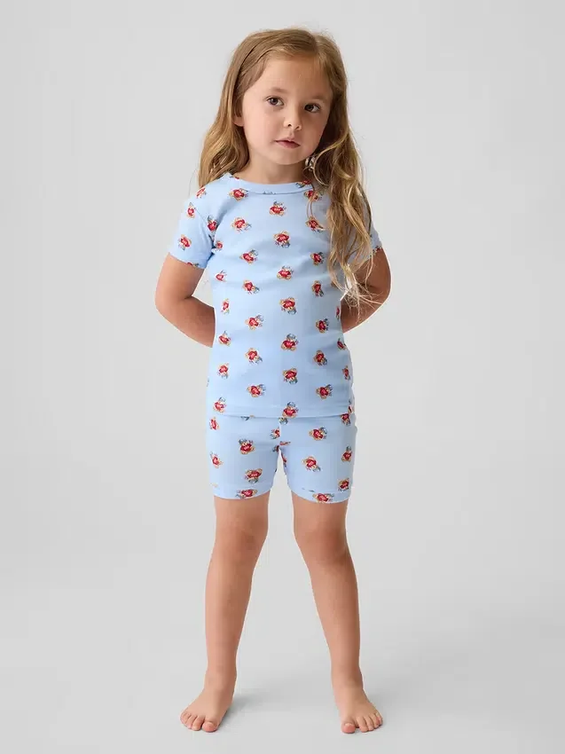 Baby & Toddler Brannan Bear Organic Brushed Cotton Pj Short Set