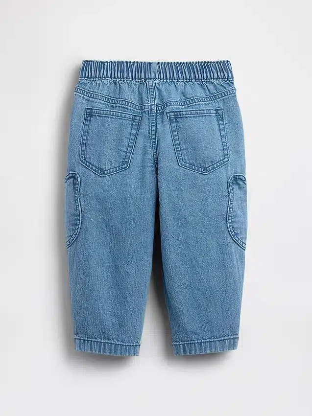 Baby & Toddler Brannan Bear Pocket Pull-On Barrel Jeans