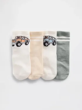 Baby & Toddler Brannan Bear & Stripe Socks (4-Pack)